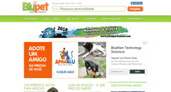 Desktop Screenshot of blupet.com.br